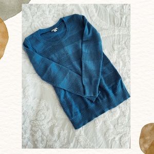 Blue Knit Cardigan